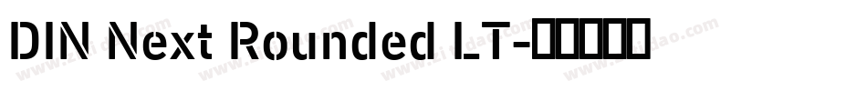 DIN Next Rounded LT字体转换
